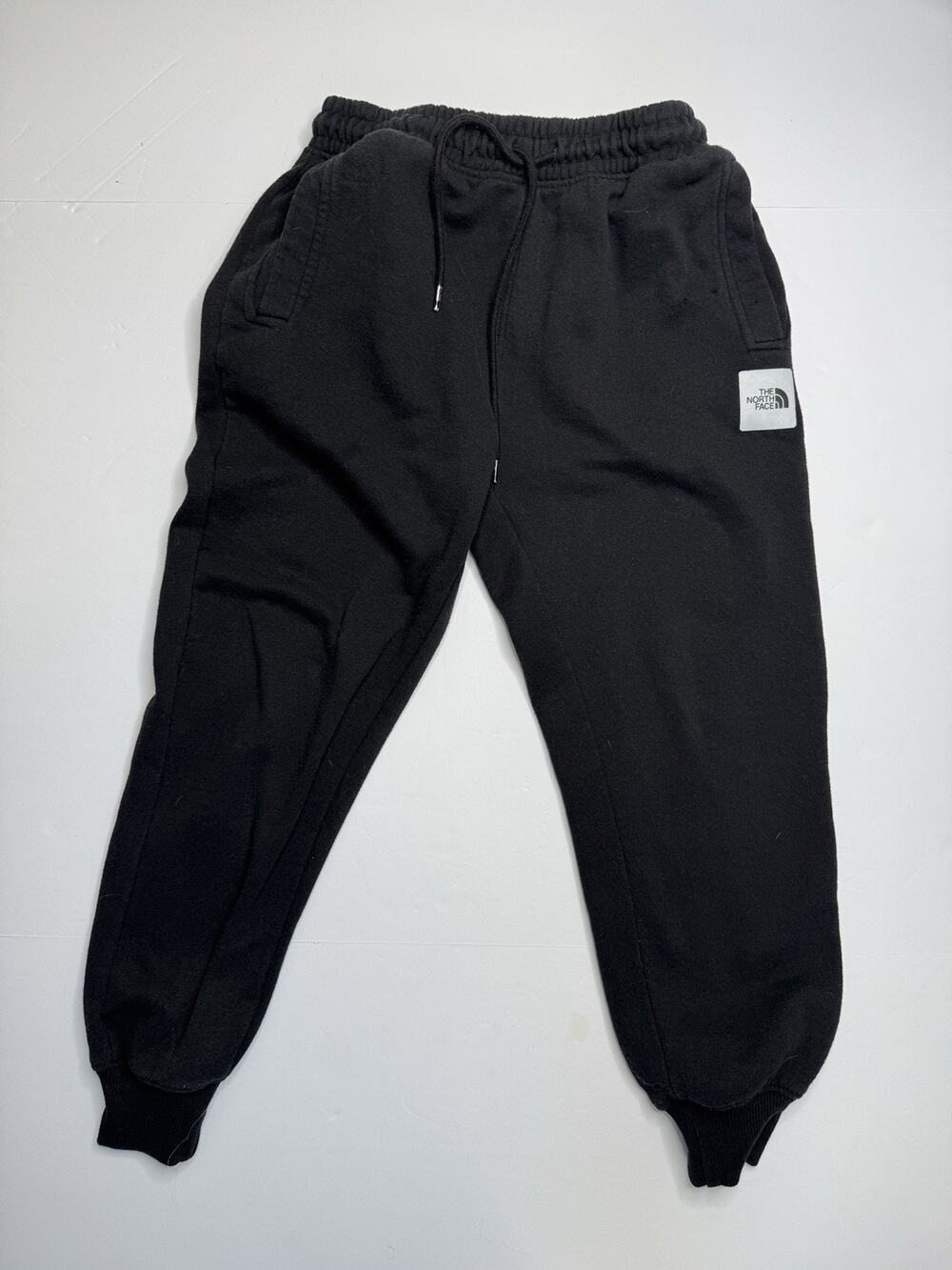The North Face Heritage Patch Joggers Mens M Black Fleece Sweatpants Drawstring